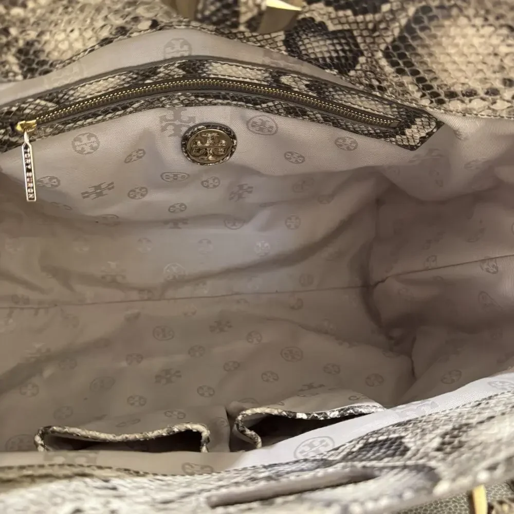 Tory Burch Women Bag Snake Pattern Python Shoulder LTD EDT Munich 2013 RARE